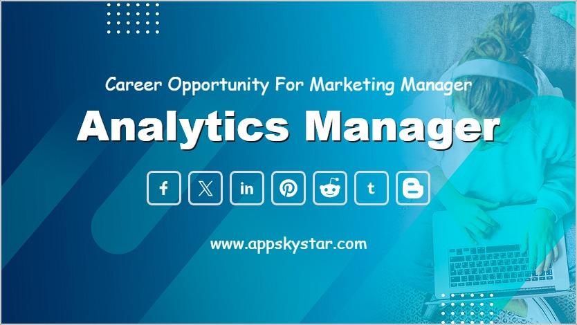 Analytics Manager