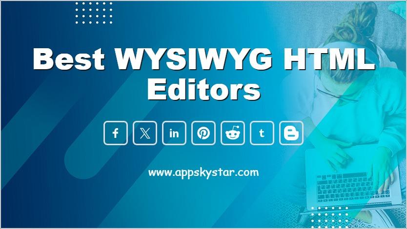 Best WYSIWYG HTML Editors