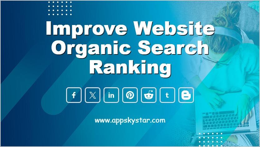 Improve Website Organic Search Ranking